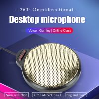 Mini Portable Desktop Microphone 3.5mm Jack Omnidirectional Audio Mic for Computer Laptop Mobile Phone PC Mikrofo/Microfon