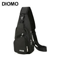 【CW】 DIOMO 2022 Sling for Men Chest with USB Charging Port Oxford Small Shoulder Crossbody Short Trip Messengers