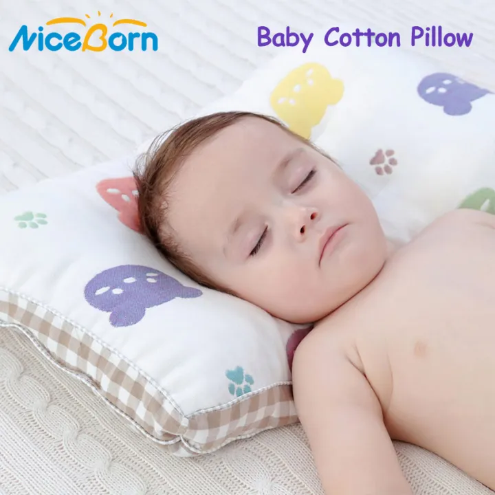 NiceBorn Kids Sleeping Pillows Sleep Positioner Head Protection Cushion