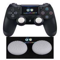 Silicone Dotted Convex Thumb Grip Caps Joystick Thumbstick For PS4 PS3 Xbox ONE Xbox 360 Wii U Controller - White ซิลิโคนอนาล็อก [จุกยาง] แบบทรงนูน สีขาว