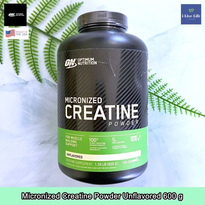 optimum-nutrition-micronized-creatine-powder-unflavored-5-g-perserving-600-g-ไมโครไนซ์-ครีเอทีน-แบบผง