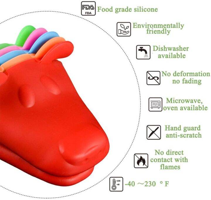 ที่จับหม้อกันความร้อน-ซิลิโคนจับของร้อน-1-ชิ้น-ซิลิโคนจับหม้อ-จับถาด-ป้องกันความร้อน-ถุงมือซิลิโคน