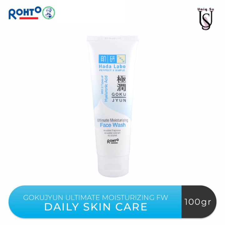 Hadalabo Gokujyun Moisturising Face Wash 100gr Lazada Indonesia