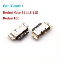 10ชิ้นสำหรับ Xiaomi Redmi 10C/หมายเหตุ11 11S 11E USB แท่นชาร์จปลั๊กช่องเสียบเครื่องชาร์จซ็อกเก็ตซ่อมแซม