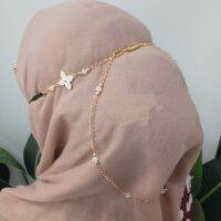 Magnetic chain Magnetic extender adapter 2 in 1 hijab extension extender chain for hijab