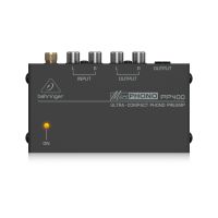 BEHRINGER PP400 Ultra-Compact Phono Preamp สำหรับ RCA และ 1/4