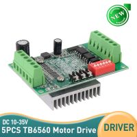 ♀☜❁ Free shipping 5PCS TB6560AHQ 3A Stepper motor drive DC10-35V board CNC Single axis controller module 10 files motor drives