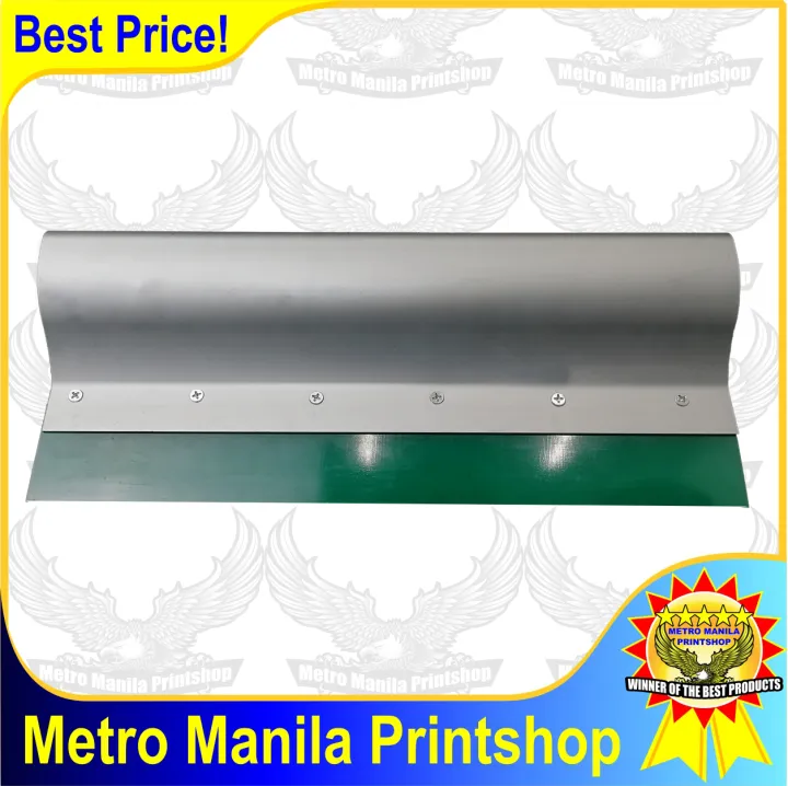 Curved Aluminum Handle with Squeegee 75 Durometer Synthetic Rubber 13