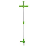 Stand Up Weeder Garden Weed Puller Tool Step and Twist Manual Weeder with Foot Pedal Adjustable Long Handle Root Removal Tool for Dandelion Garden Weeds Lawn steady