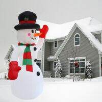 2.4M Giant Inflatable Snowman Blow Up Toy Santa Claus Christmas Decoration For Hotels Supper Market Entertainment Venues Holiday