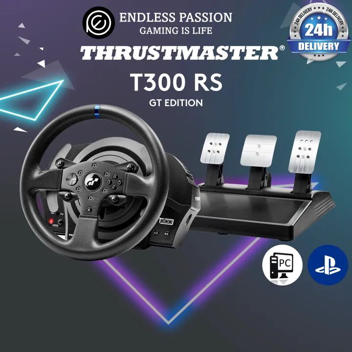 Thrustmaster T300 Rs Gt Gran Turismo Edition Racing Wheel Ps5 Ps4 Pc Lazada Singapore