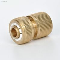 ♛✖✶ 1 Pc G1/2 Inch Garden Male Female Thread Copper Quick Connector Water Connection Accessories Car Washing Pipe Fittings