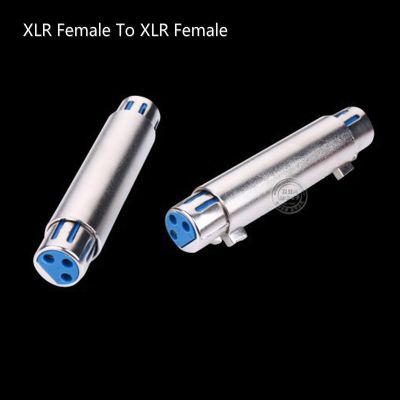 Hot 3-Pin XLR Female To Female Audio Microphone Mic Adapter 3Pin Xlr Extension Connector