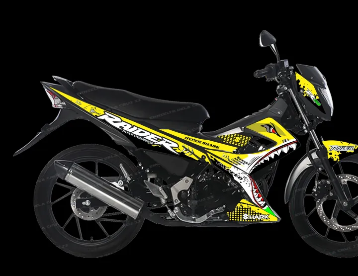 Raider Decals Yellow Shark Lazada Ph