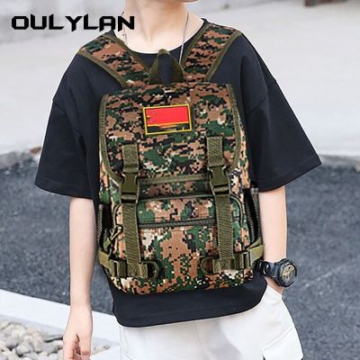 Army Green Camouflage Boy’S Girl‘S Backpack 2023 New School Bag Sports Outdoor Student Shoulders Bag Tactic Book