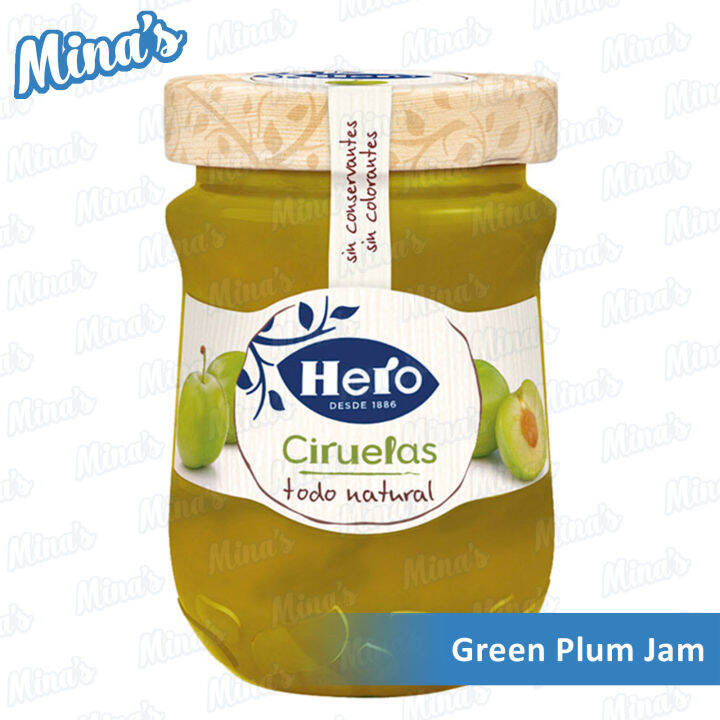 Hero Green Plums Fruit Jam 345g All Natural Confection Lazada PH