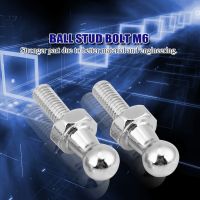 2 Pcs รถ เหล็กสตั๊ดสตั๊ด Bolt M6 สำหรับแก๊ส Struts Ball Ended Bonnet