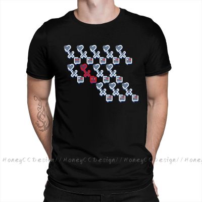 Men Tshirt Heart2 Unisex Clothes Shirt Design Love Death And Robots O Neck Cotton T-Shirt Plus Size