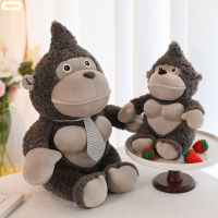 KISSYA ตกแต่ง Boneka Mainan ลิงอุรังอุตังของขวัญหมอนอิงตุ๊กตาสัตว์เหมือนจริงสำหรับคริสต์มาสวันเกิดปีใหม่