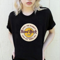 Hard Rock Cafe T-shirt 90s Retro Hard Rock Cafe Save The Planet Shirt Women Summer Tee Vintage Aesthetic Shirt Cute Harajuku Top