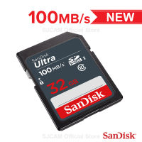 SanDisk Ultra SD Card Class10 32GB SDHC Speed 100 MB/s (SDSDUNR-032G-GN3IN) เมมโมรี่ การ์ด แซนดิส สำหรับ กล้อง ถ่ายภาพ ถ่ายรูป ถ่ายวีดีโอ กล้องDSLR กล้องโปร รับประกัน 7ปี โดย Synnex