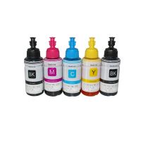 หมึกเติมสี5PK YLC 4สี70มล. รองรับสำหรับ Epson หมึก L100 L101 L110 L120 L200 L201 L210 L220 L300 L350 L355 L550 L555 L566