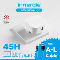 Innergie 45H (US)  หัวชาร์จ USB-C/A 45 วัตต์