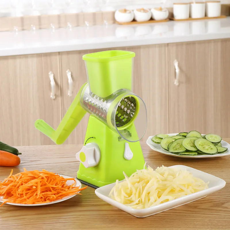 Manual Manual Rotary Vegetable Slicer Slicer Kitchen Roller Tool For Round  Graters, Potato, Carrot, And Cheese Shredding From Cleanfoot_elitestore,  $14.66