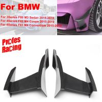 Car Carbon Fiber Car Styling Accessories Front Bumper Lip Fin Splitter Spoiler Canard Sticker Car Fit for BMW F80 M3 F82 M4