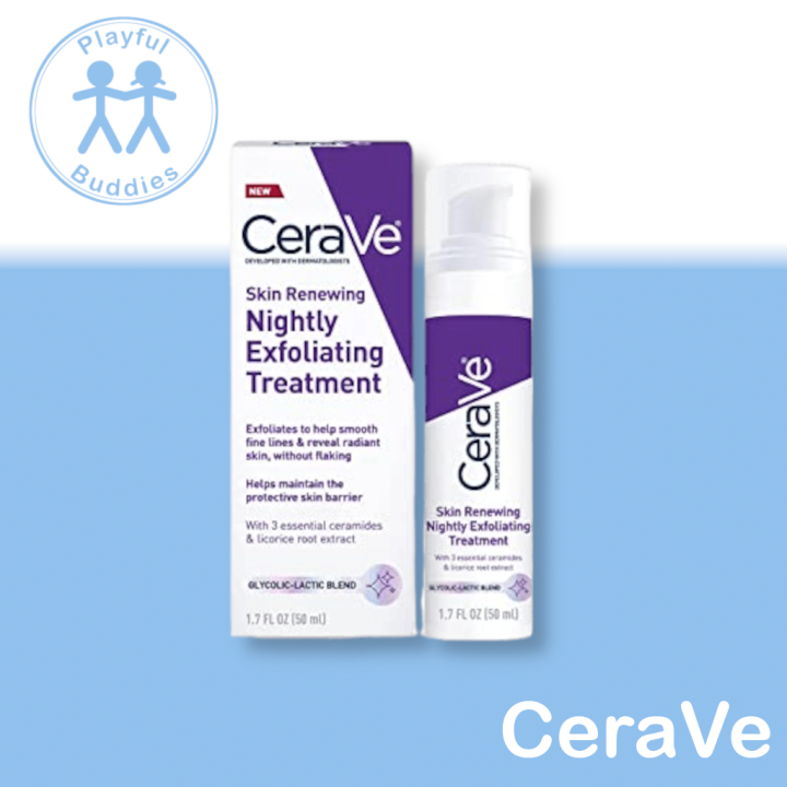 Cerave Skin Renewing Nightly Exfoliating Treatment 17 Fl Oz 50 Ml Lazada Ph 9437