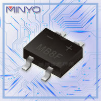 ชิปขนาดใหญ่ที่ผลิตในไต้หวัน MB6F  กองสะพานเรียงกระแส SMD  0.8A 600V MB6F  MBF แพ็คชิปแพ็ค