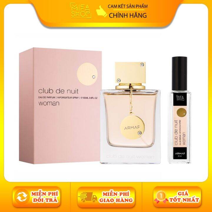 Nước Hoa Armaf Club De Nuit Woman edp chính hãng thơm như chanel coco, bản  sao hoàn hảo của chanel coco, rất đáng để trải nghiệm 