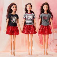 New 11 inch Doll Full Set 30cm Girl Doll with Clothes Suit Diy Dress Up Toy Gifts for Children