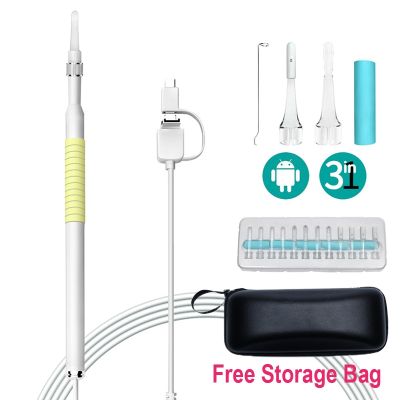 【cw】 USB Visual Ear Wax Cleaning Endoscope 5.5mm Borescope Earwax Pick Otoscope