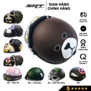 Mũ bảo hiểm nửa đầu SRT HELMETS, nhiều họa tiết cute