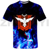 MensฟรีFire Garena 3Dเสื้อยืด 2023 Harajukuลำลองแขนสั้นเสื้อT Vintageผู้หญิงAnime Graphicเสื้อTสาวO-คอtees