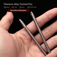 Mini Titanium Pen Outdoor Equipment Signing Pen Light-Weight for Writing Collecting Gifts Portable EDC Gadget