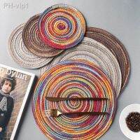 Linen Placemats For Dinner Tabl Pad Tabl Coaster Mat Round Tabl Placemat PP Heat Placemat Breakfast Boho Placemat INS