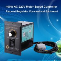 【NEW】 upaxjl 1ชิ้น400วัตต์ Ac 220โวลต์ควบคุมความเร็วมอเตอร์ Pinpoint Regulator ไปข้างหน้า50/60เฮิร์ตและย้อนกลับควบคุมมอเตอร์เครื่องมือ Regulator