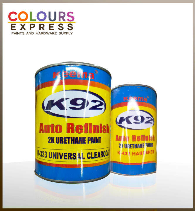 K92 Auto Refinish 2K Urethane K333 Universal Clearcoat w/ K433