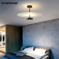 DOOMYHOME โคมระย้า LED โมเดิร์นสีดำเรียบง่ายสร้างสรรค์ใหม่โคมไฟในร่มห้องอ่านหนังสือห้องนั่งเล่นทางเดินห้องนอน