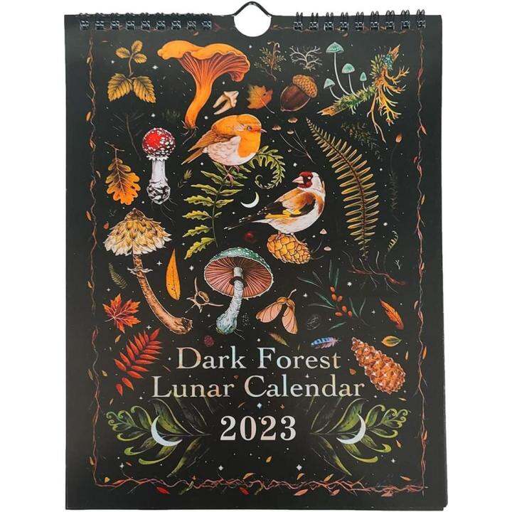 Hook Hook 2023 Dark Forest Calendar Creative Illustrated Wall Lunar ...