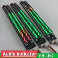 Multi-mode 64 LED Stereo Music Spectrum light Audio Level Indicator Amplifier VU Meter 12V 24V Car player Light Atmosphere Lamp