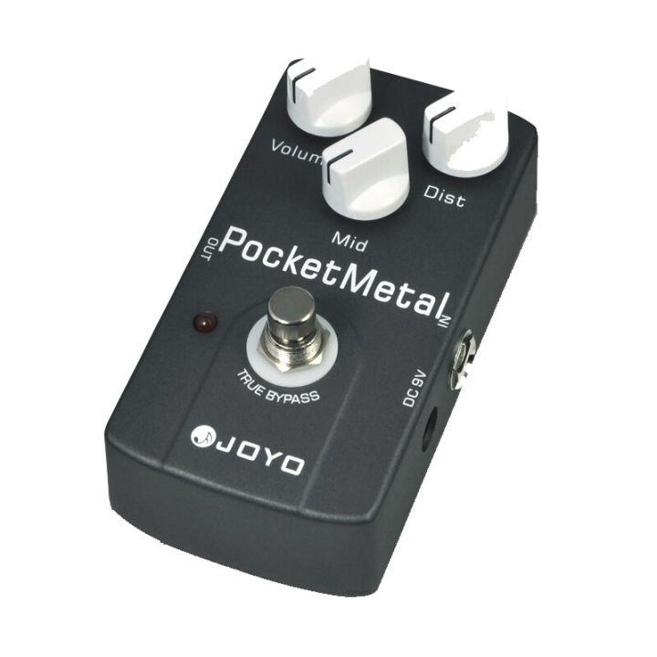 pedal-jf-35-pocket-metal-distortion-true-bypass-effects-pedal-with-pedal-connector-and-mooer-pedal-knob