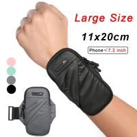 Waterproof Sports Armband Phone Case Gym Fitness Arm Band Outdoor Cycling Running Arm Bag Support Women Men Wristband Wallet