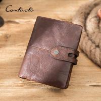 【CC】 Wallets for Men Leather Short Bifold Mens Wallet Coin Purses Card Holders Money Clip