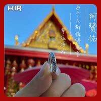 Hir-S925เงินสเตอร์ลิงพระพุทธรูปไทยยี่ห้อ Azanyou แหวนชายและหญิงคู่พระเครื่องแหวนเพื่อดึงดูดความมั่งคั่งและการขนส่งความเป็นมงคลและความปลอดภัยแหวนเงินปรับได้ไม่เปลี่ยนสี