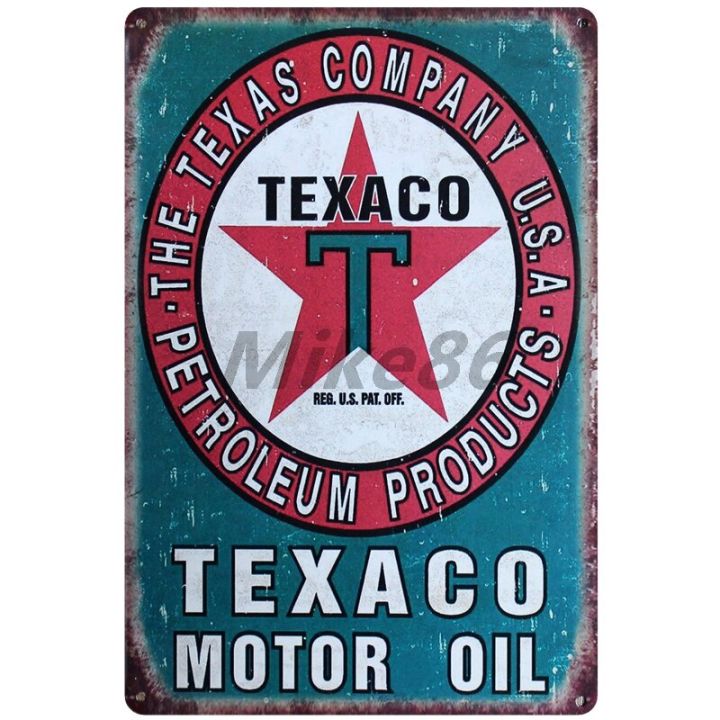 2021-texaco-mobil-stp-castrol-motor-oil-tin-sign-metal-plaque-poster-custom-painting-garage-classic-decor-art-lt-1689