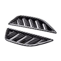 For ID.4X ID.4 ID4 2021 2022 Carbon Fiber Car Dashboard Air Condition Outlet Vent Cover Trim Frame Sticker Accessories