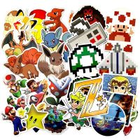 hotx【DT】 Game Anime Stickers Super bros Zeldaes Sticker Wall Fridge Laptop Car No Repeat